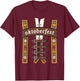 Oktoberfest Bavarian Munich Beer Lederhosen Suspenders T-Shirt - T-Shirt | Maroon