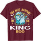 Matching Halloween Costume I'm The King Boo T-Shirt - T-Shirt | Maroon