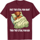 Rhodesian Ridgeback Sleeping Pajamas Nightgown T-Shirt - T-Shirt | Maroon