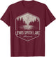 Lewis Smith Lake Alabama Outdoors Vintage T-Shirt - T-Shirt | Maroon