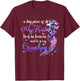 My Grandson Lives In Heaven Memorial Quote Grandparents T-Shirt - T-Shirt | Maroon