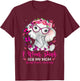 I Wear Pink For My Mom Elephant Breast Cancer Awareness T-Shirt - T-Shirt | Maroon