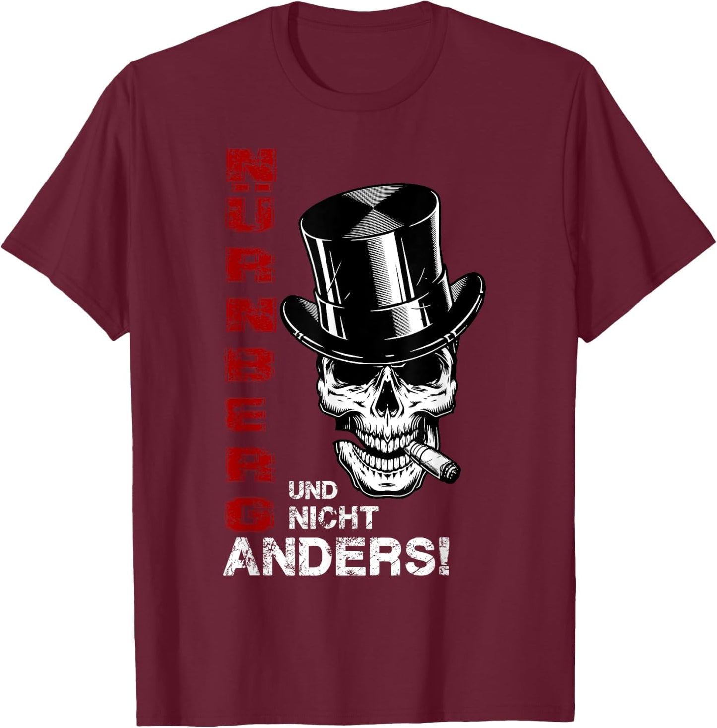 Ultras Nuremberg Shirt Nuremberg Boys' Football Tradition FCN T-Shirt - T-Shirt | Maroon