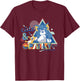 Tom and Jerry Cranky and Cute T-Shirt - T-Shirt | Maroon