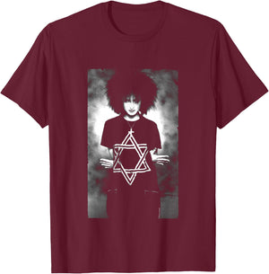 Singer Siouxsie Sioux B&W Studio Photo By Simon Fowler T-Shirt - T-Shirt | Maroon