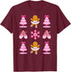 Ballerina Gingerbread Ballet Shoes Dance Teacher Christmas T-Shirt - T-Shirt | Maroon