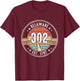 Delaware Area Code 302 Home State Pride Souvenir T-Shirt - T-Shirt | Maroon