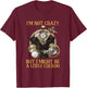 I Might Be A Little Cuckoo Animal Bird Cuckoo T-Shirt - T-Shirt | Maroon