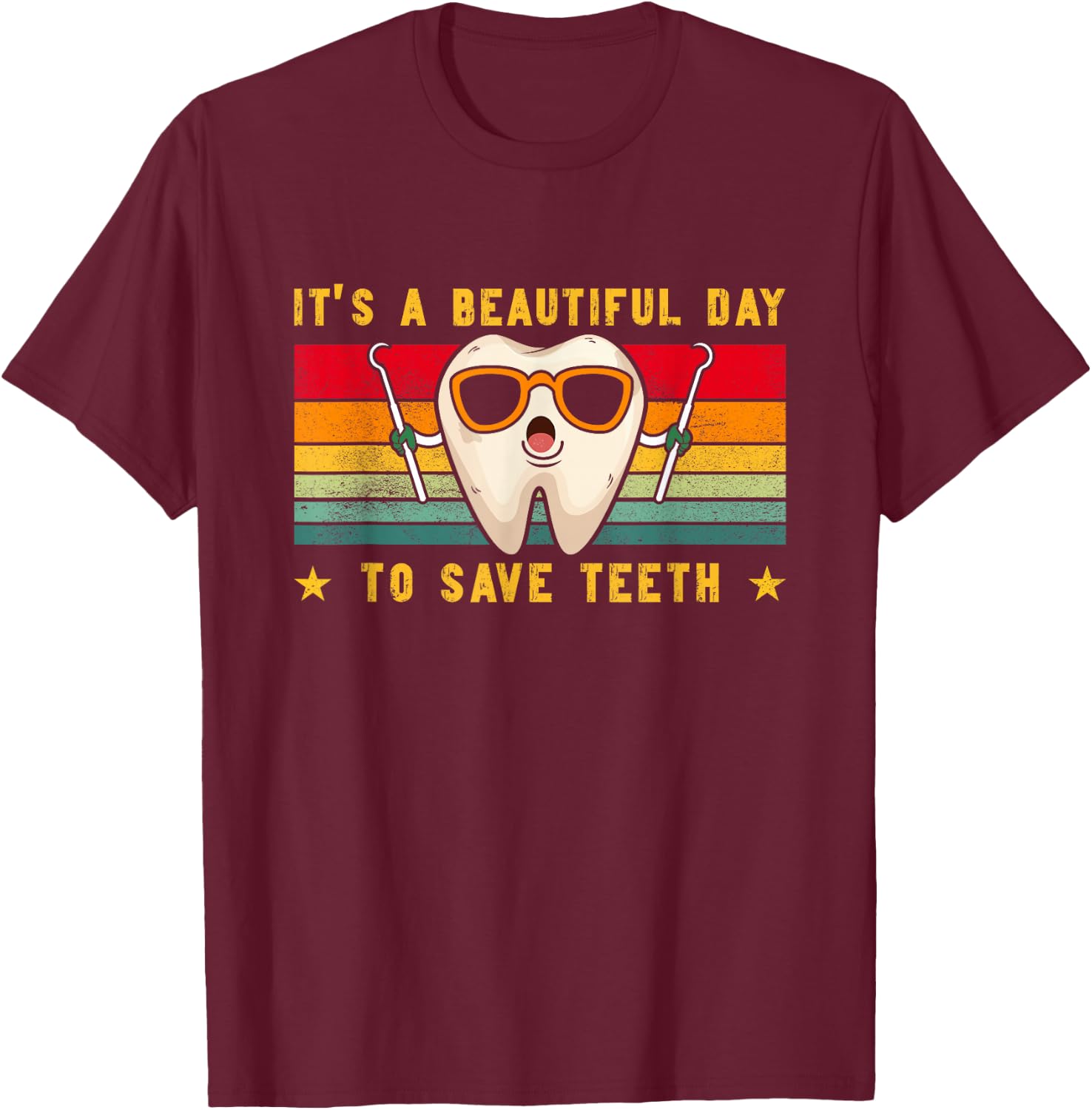 Dental assistant dental squad & dental hygiene dentist women T-Shirt - T-Shirt | Maroon