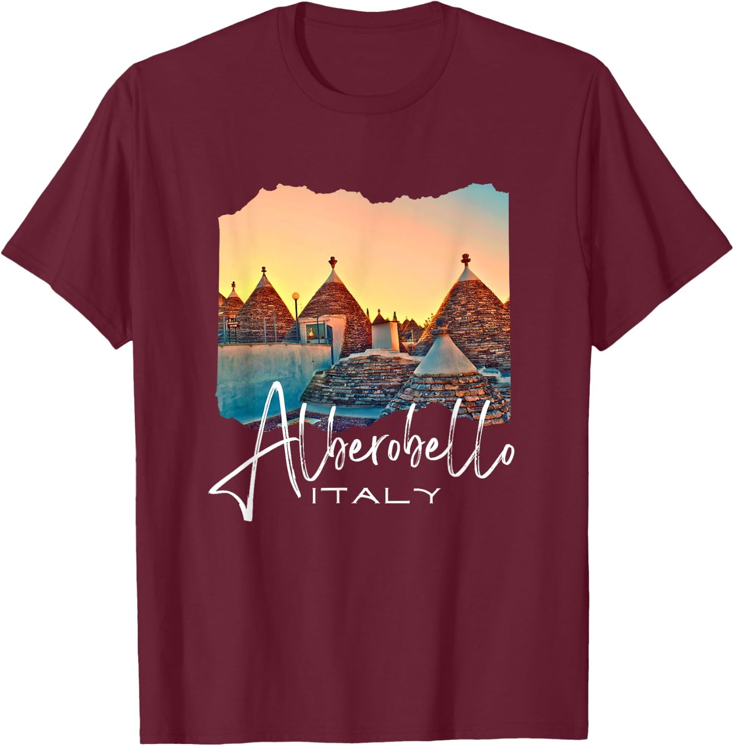 Alberobello T-Shirt - T-Shirt | Maroon