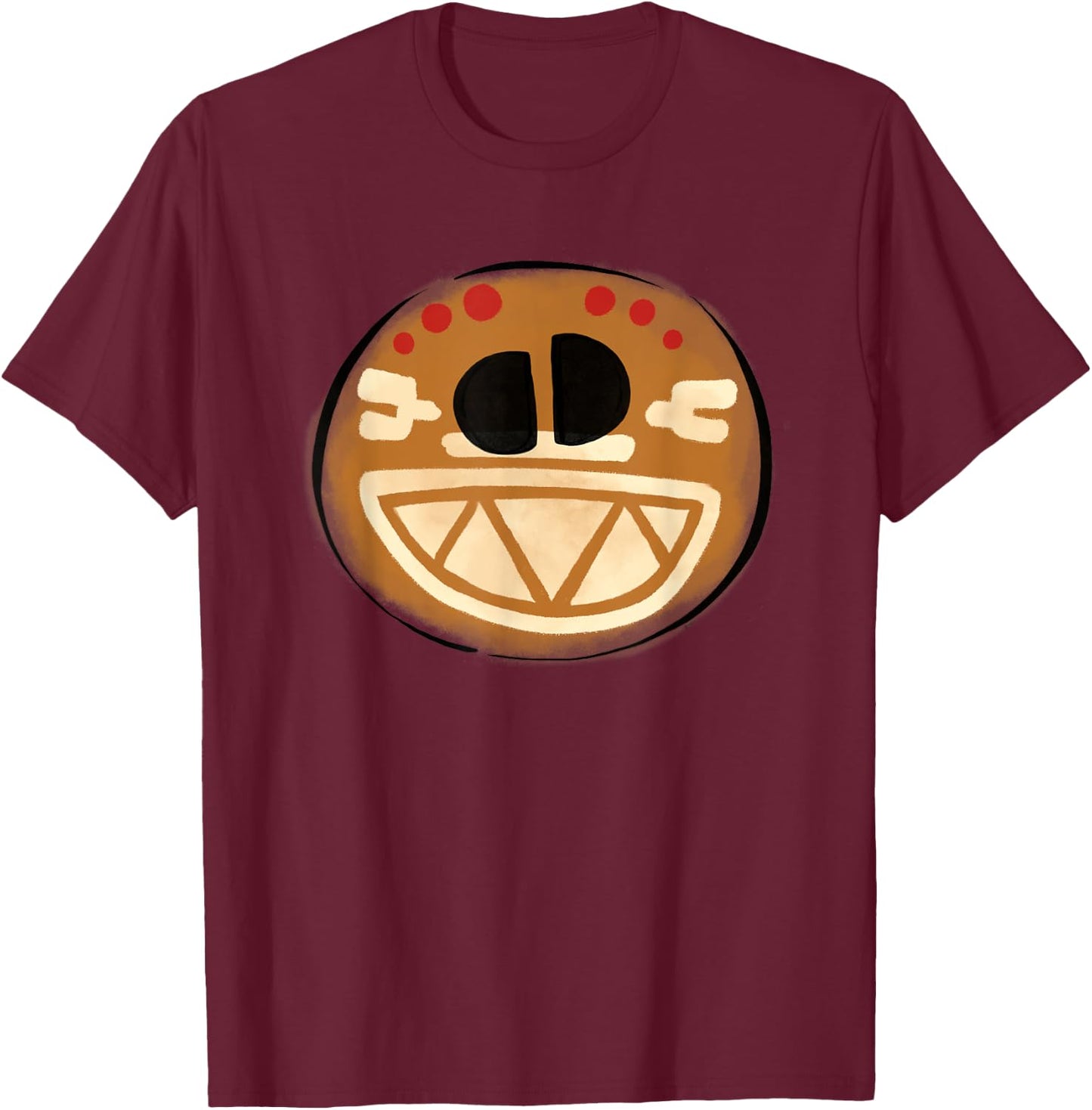 Disney Moana Kakamora Pirate Villain Big Face Costume T-Shirt - T-Shirt | Maroon