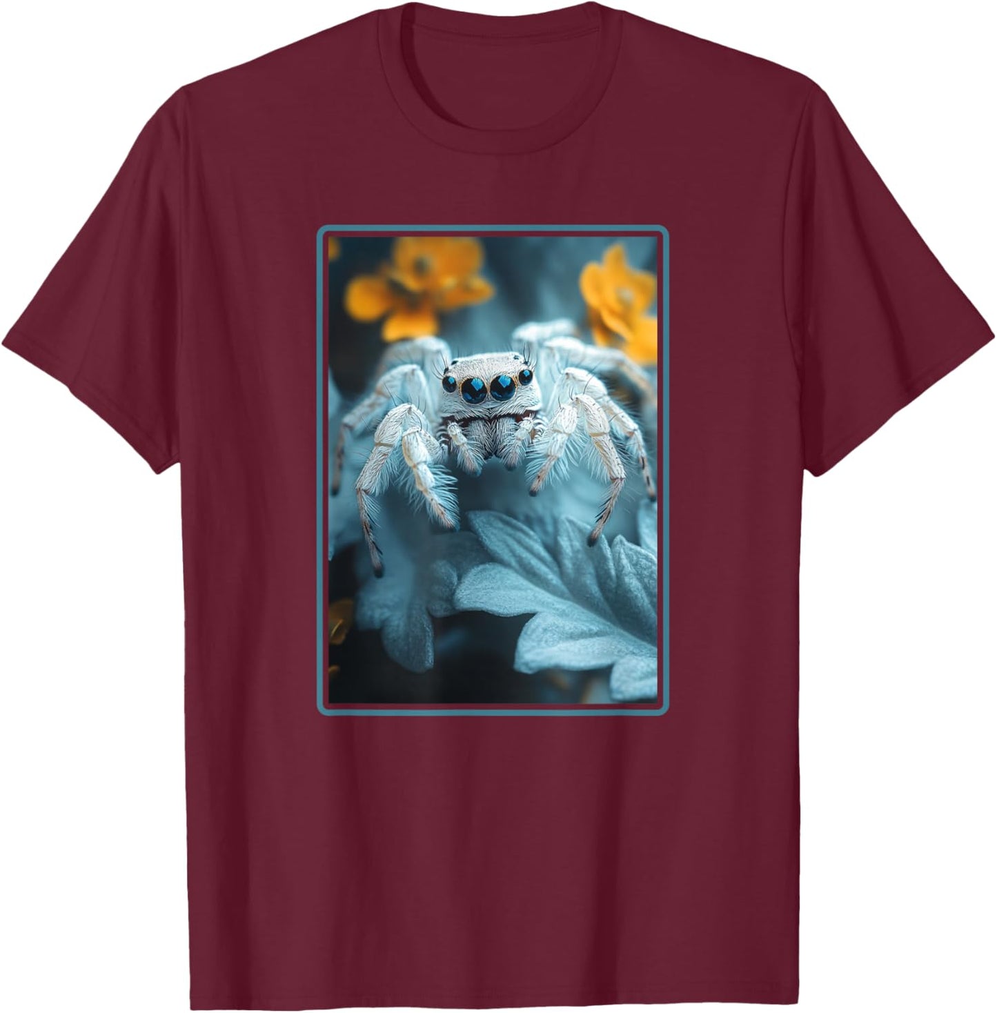 Jumping Spiders Jumping Spider T-Shirt - T-Shirt | Maroon