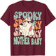 Spooky Mother Baby Nurse Halloween Postpartum Nurse T-Shirt - T-Shirt | Maroon