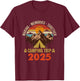 Vintage Camper Camp Family Camping Trip 2025 Matching Group T-Shirt - T-Shirt | Maroon