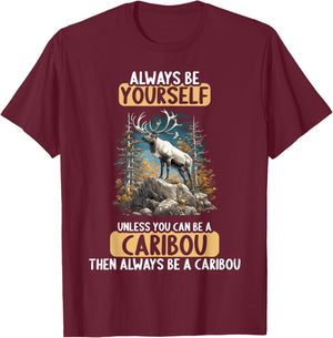 Caribous Caribou T-Shirt - T-Shirt | Maroon
