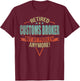 Funny Quote For Retired Customs Broker T-Shirt - T-Shirt | Maroon