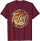 Elko NV | Nevada | Vintage Distressed T-Shirt - T-Shirt | Maroon