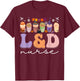 Halloween L&D Nurse Labor and Delivery Nurse Halloween T-Shirt - T-Shirt | Maroon