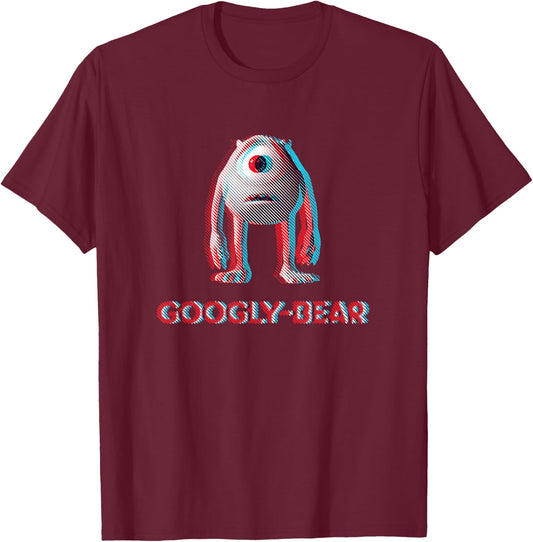 Disney and Pixar’s Monsters, Inc. Mike Googly Bear T-Shirt - T-Shirt | Maroon