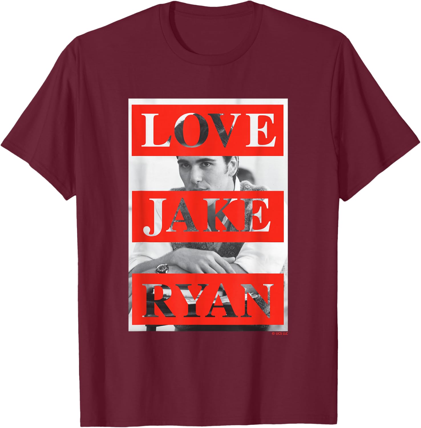 Sixteen Candles Love Jake Ryan Eighties Movie T-Shirt - T-Shirt | Maroon