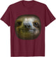 Sloth Face, Sloths Costume T-Shirt - T-Shirt | Maroon
