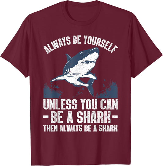 Cool Shark Art Women Megalodon Sharks Biology Ocean T-Shirt - T-Shirt | Maroon