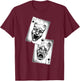 Smile Now Cry Later x Laugh Now Cry Later Blackjack T-Shirt - T-Shirt | Maroon