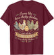 Funny Farm Shirt I was Like Here Chicky Chickies Men Women T-Shirt - T-Shirt | Maroon
