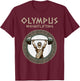 Gym Olympus Weight Lifting Strength of the Gods T-Shirt - T-Shirt | Maroon