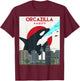 Funny Orcazilla Killer Whale Shirt Gift Orca Lovers T-Shirt - T-Shirt | Maroon