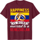 Wedding Anniversary, Married To A Venezuelan, Marriage T-Shirt - T-Shirt | Maroon