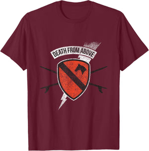 Death from above T-Shirt - T-Shirt | Maroon
