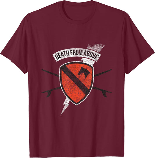 Death from above T-Shirt - T-Shirt | Maroon