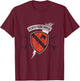 Death from above T-Shirt - T-Shirt | Maroon