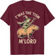 Funny Vintage TWAS The 'Tism M'Lord Wizard Frog Meme T-Shirt - T-Shirt | Maroon