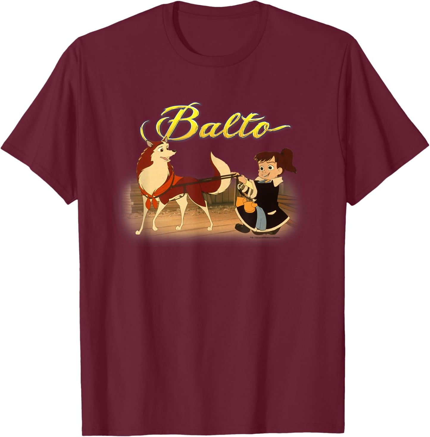 Balto Jenna and Rosy Heartwarming Moment T-Shirt - T-Shirt | Maroon