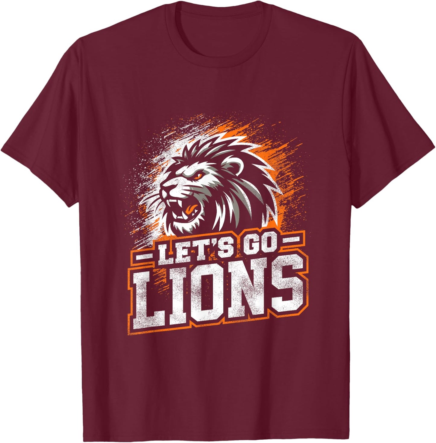 Carterville Lions - Pride of the Lions! T-Shirt - T-Shirt | Maroon