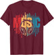 Electronic Music Lover DJ Vintage Headphones T-Shirt - T-Shirt | Maroon