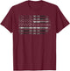 Clan Menzies 1938 Scottish tartan US flag kilt Scotland T-Shirt - T-Shirt | Maroon