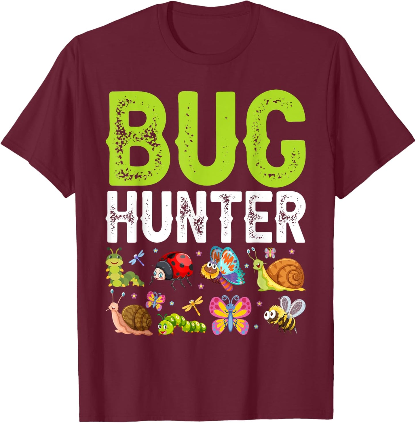 Bug Lover Insects Entomologist Boys Girls Biologist T-Shirt - T-Shirt | Maroon