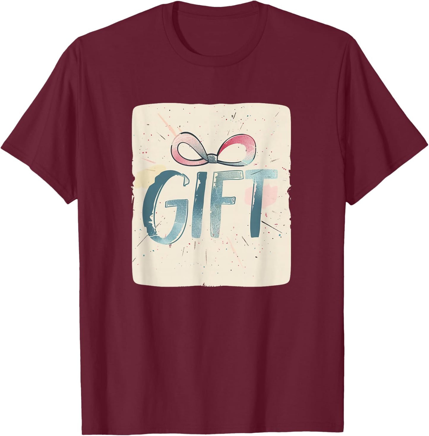Cute Gift Costume for Birthday and Christmas T-Shirt - T-Shirt | Maroon