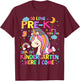 So Long Pre-K Graduation Kindergarten Here I Come Unicorn T-Shirt - T-Shirt | Maroon
