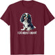 Funny Do What I Want Tricolor Cavalier Spaniel Lover T-Shirt - T-Shirt | Maroon