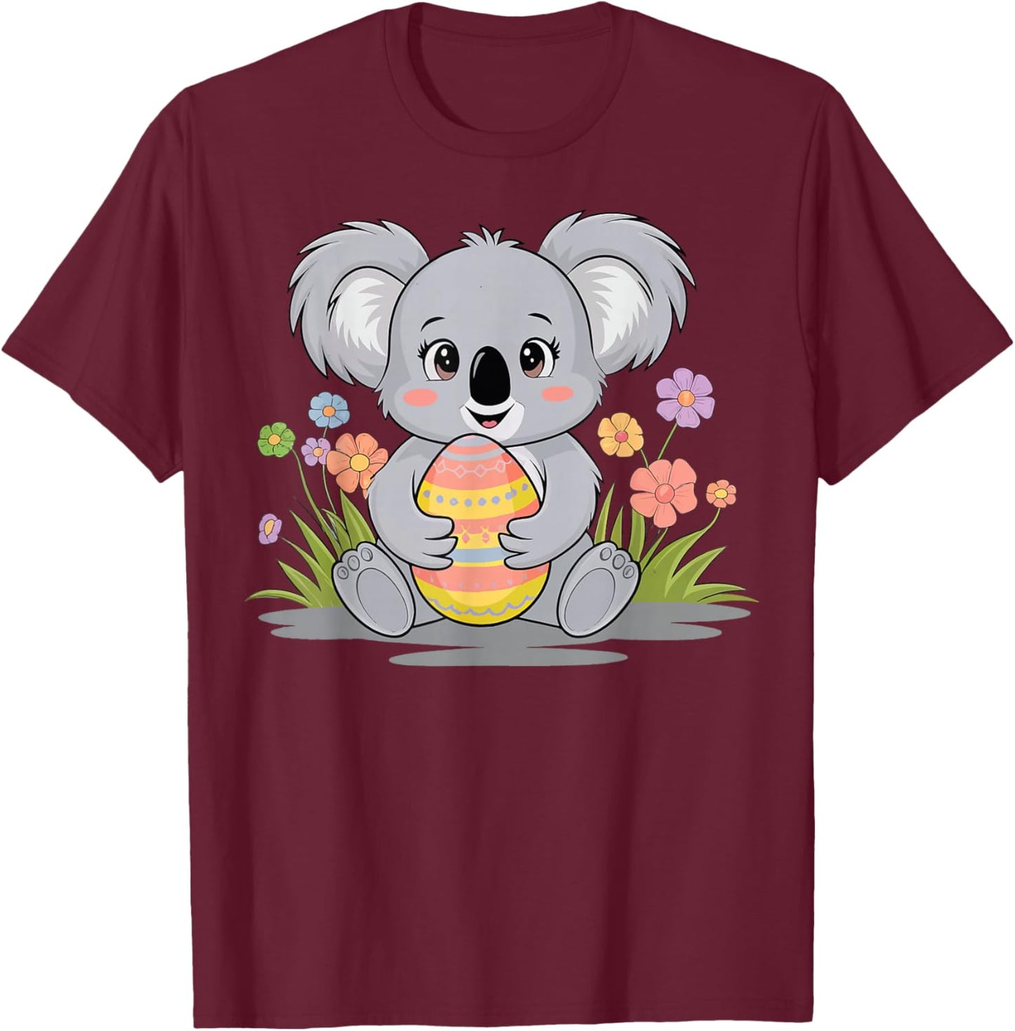 Koala Easter T-Shirt - T-Shirt | Maroon