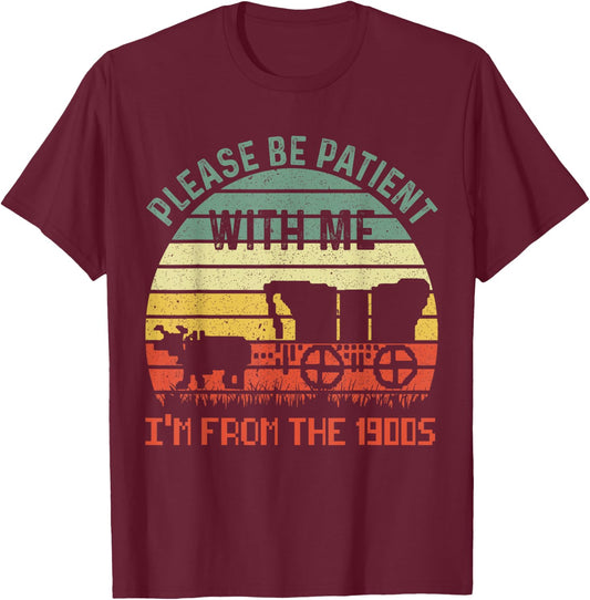 Funny Retro Sarcastic Humor for Millennials Gen X and Gen ze T-Shirt - T-Shirt | Maroon