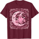 October We Wear Pink Ghost Halloween Pumpkins Breast Cancer T-Shirt - T-Shirt | Maroon