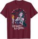 Hot Ghouls Read Book Club Spooky Cat Bat Bookish Halloween T-Shirt - T-Shirt | Maroon