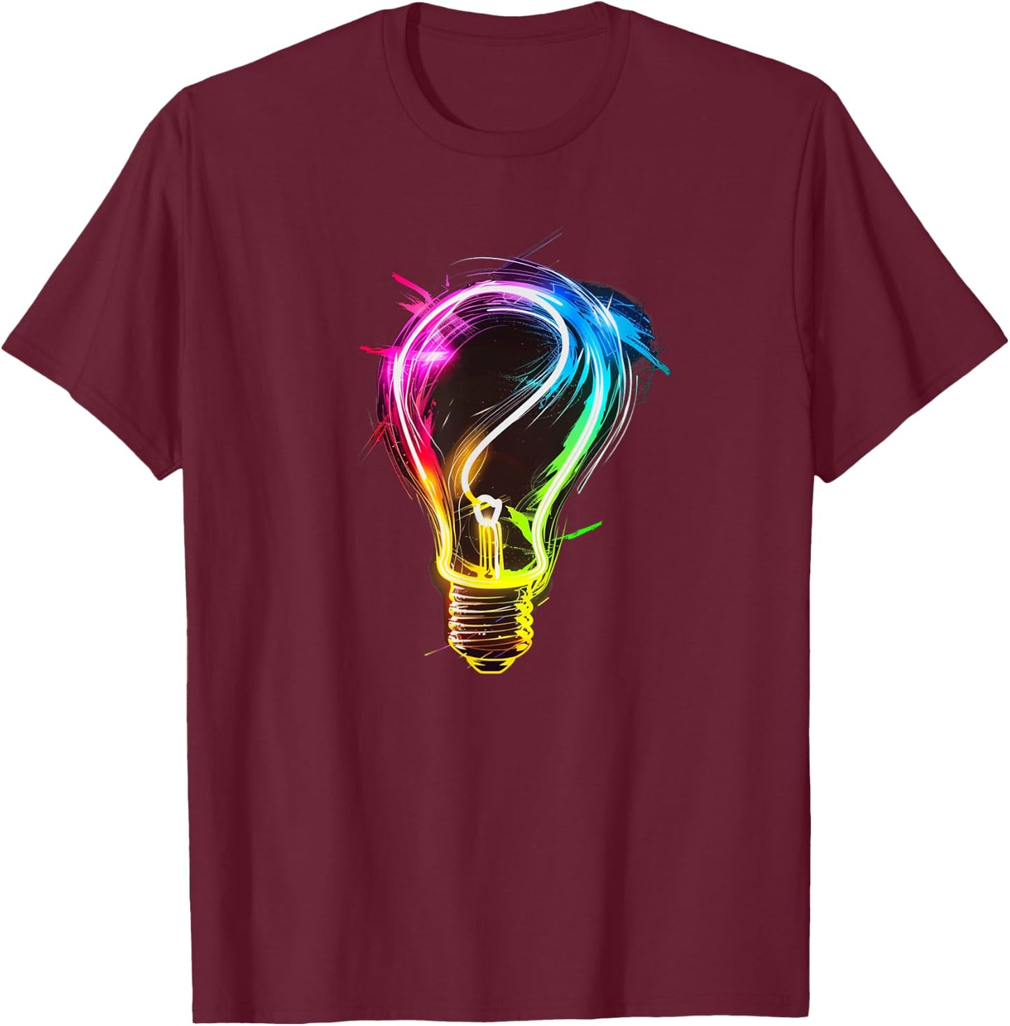Nice Light Bulb Costume T-Shirt - T-Shirt | Maroon