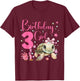 Sea Turtle Kids 3rd Birthday Ocean Party Theme Under The Sea T-Shirt - T-Shirt | Maroon