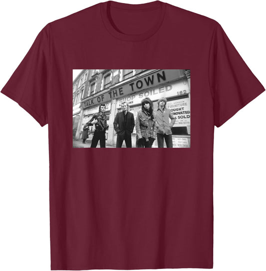 The Pretenders Talk Of The Town Photo By Simon Fowler T-Shirt - T-Shirt | Maroon